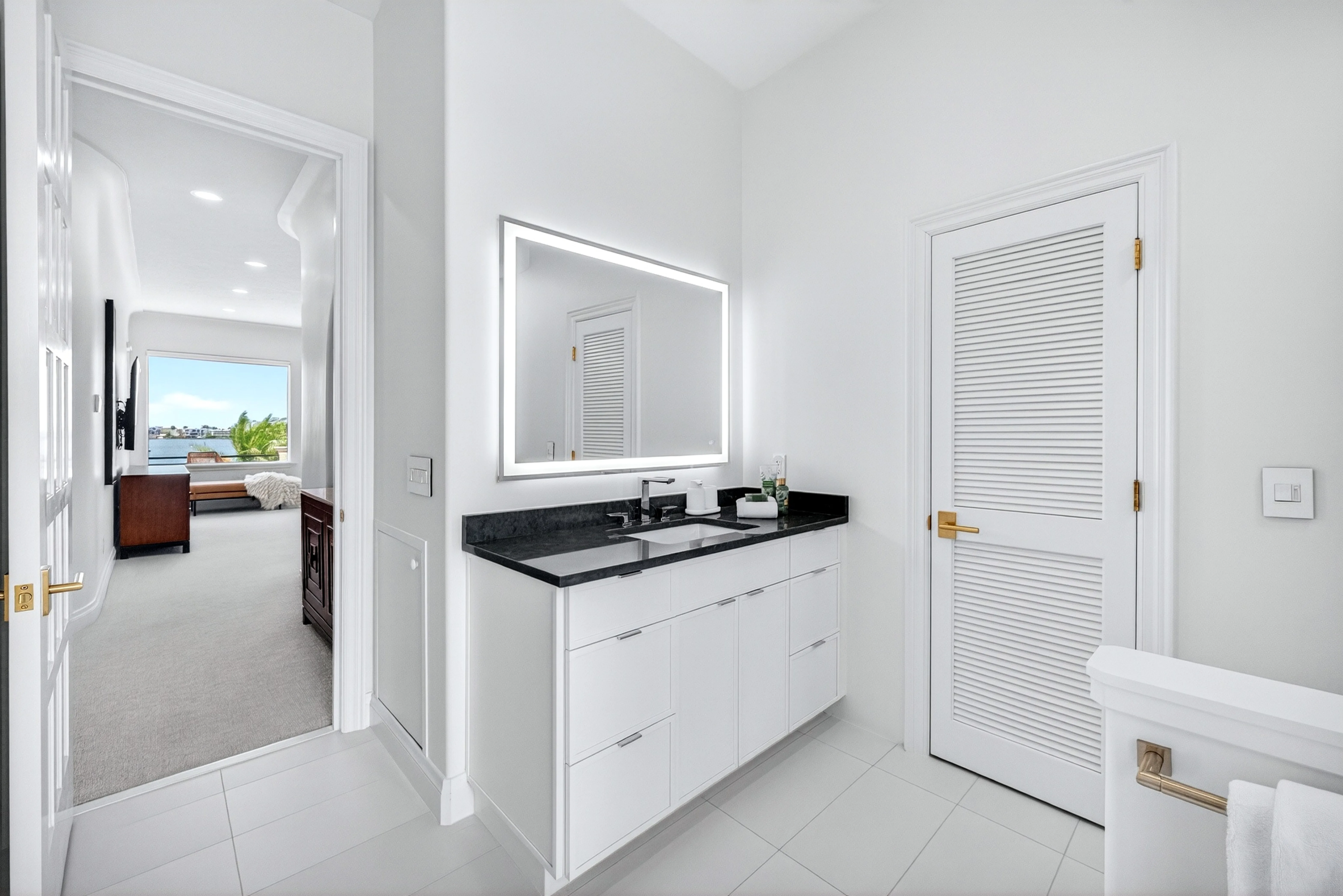 Primary closet and dressing area