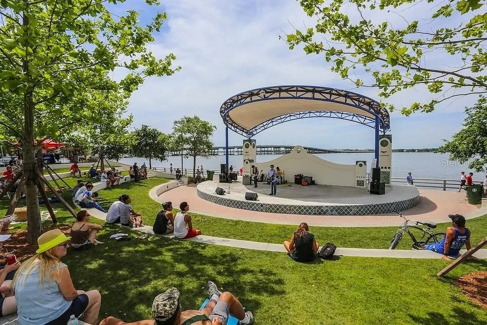 Riverwalk amphitheater on the Bradenton waterfront