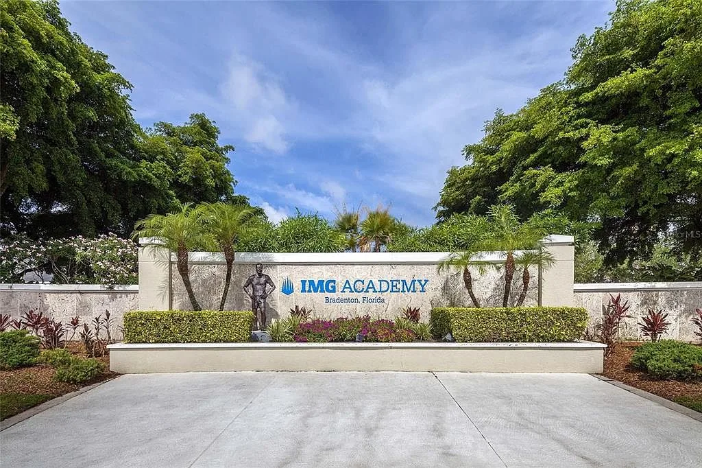 Entrance to IMG Academy in Bradenton, Florida